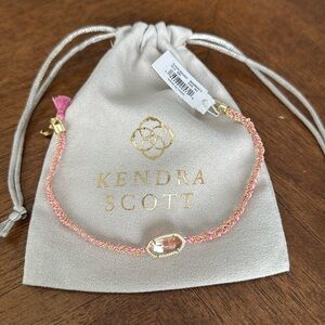 Kendra Scott Elaina Braided Pink New w/ Tag💕Friendship Bracelet Size M/L